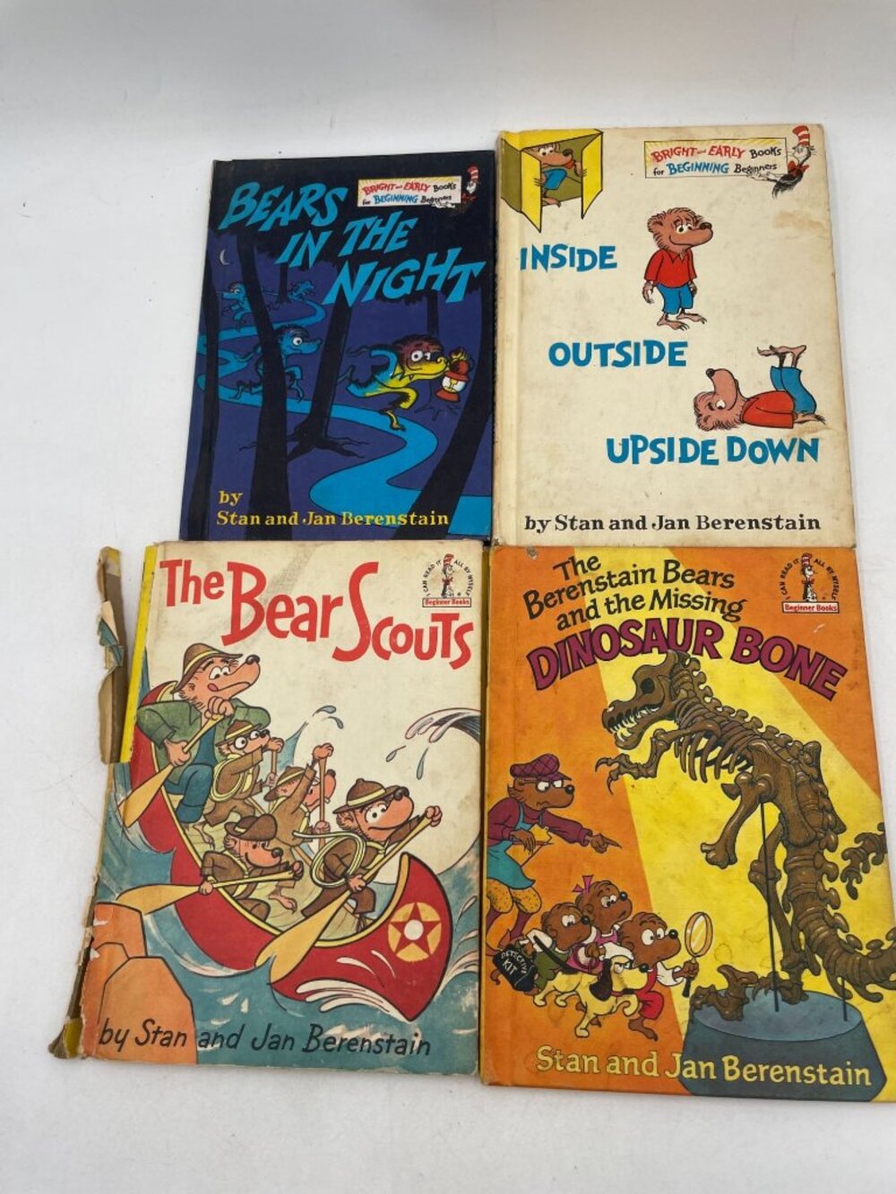 Vintage Berenstain Bears Hardcover Book Set - Lot Of 4 Classic Stories